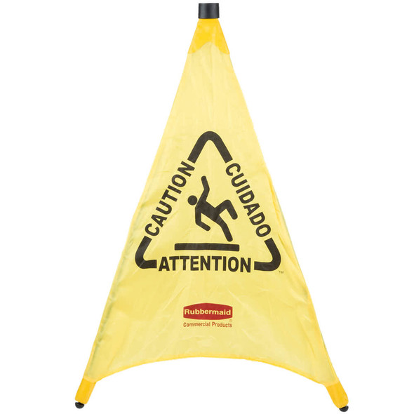 Rubbermaid Pop-Up Cone 76 cm - Multilingual Caution Symbol Rubbermaid Pop-Up Cone 76 cm - Multilingual Caution Symbol