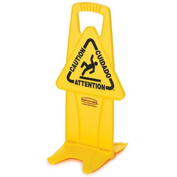 Rubbermaid Stable Safety Sign Caution Rubbermaid Stable Safety Sign Caution