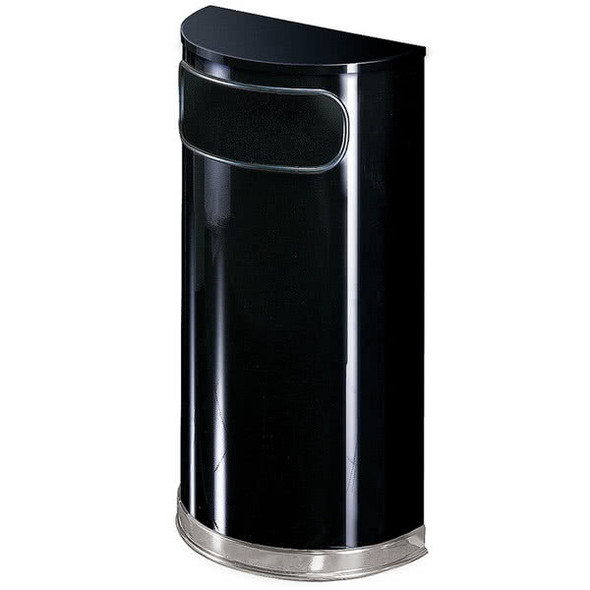 Rubbermaid Designer Half Round With Plastic Liner 34 L Rubbermaid Designer Half Round With Plastic Liner 34 L