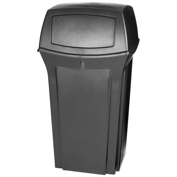 Rubbermaid Ranger Container W/2 Door Top 132.5 L - Black Rubbermaid Ranger Container W/2 Door Top 132.5 L - Black