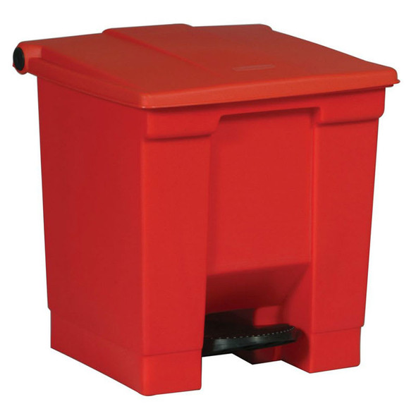 Rubbermaid Step-On Container 30L Red Rubbermaid Step-On Container 30L Red