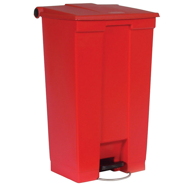 Rubbermaid Step-On Container Mobile 87L Red Rubbermaid Step-On Container Mobile 87L Red