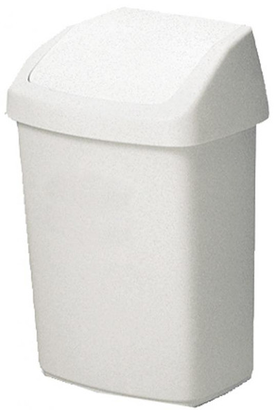 Rubbermaid Swing Top Bin - 25 Ltr - White Rubbermaid Swing Top Bin - 25 Ltr - White