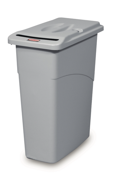 Rubbermaid Slim Jim Waste Confidential Combo Rubbermaid Slim Jim Waste Confidential Combo