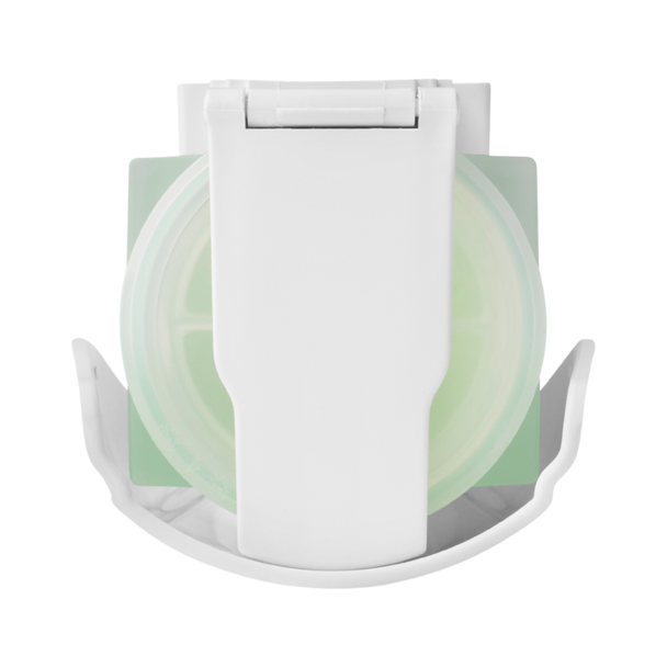 Bottom of White CirculAir 90 Dispenser with Refill installed