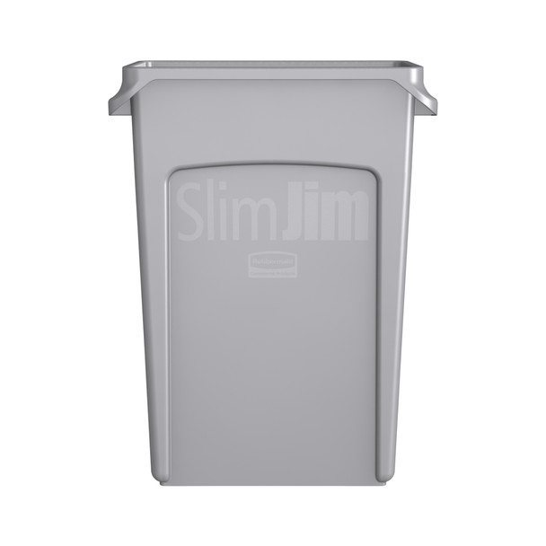 Rubbermaid FG354060GRAY - Slim Jim with Venting Channels - 87 Ltr - Grey