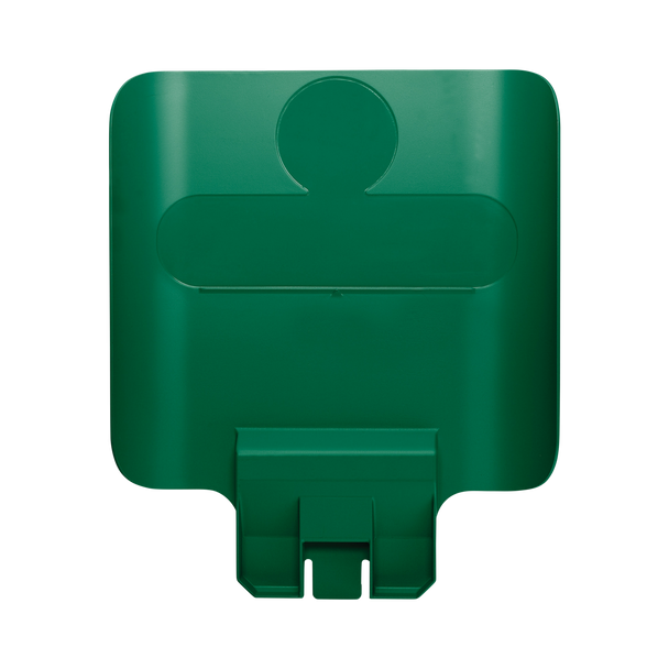Rubbermaid Slim Jim Recycling Station Billboard - Green - 2007908