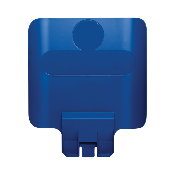 Rubbermaid Slim Jim Recycling Station Billboard - Blue - 2007909