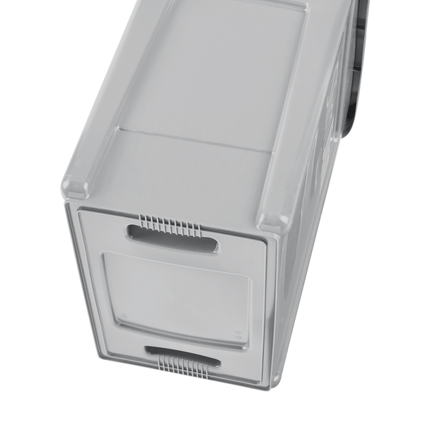 Rubbermaid Under-Counter Slim Jim - 87 Ltr - Grey - 2026721 - Base Handles