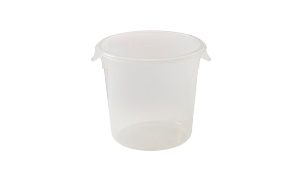 Rubbermaid Round Storage Container - 3.8 Ltr - Clear
