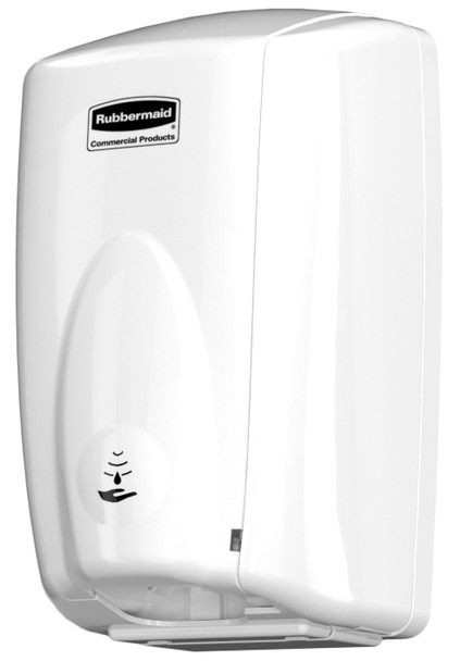 2162587 - Rubbermaid AutoFoam Dispenser - 500ml - White - Administers rich foam that provides total hand coverage for effective hand cleaning