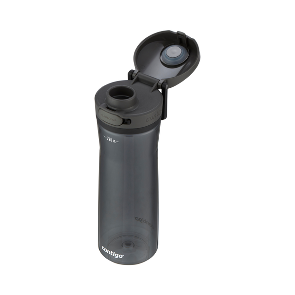 Tritan Water Bottle with Lid Open