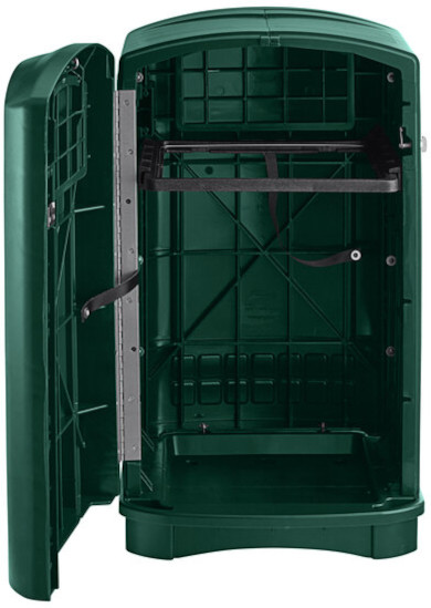 Rubbermaid Landmark Waste Container - 189 Ltr - Dark Green