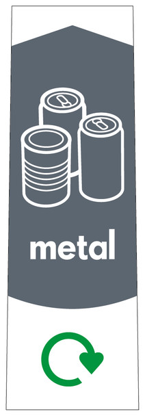 BNSC87M - Soho Recycling Bin - 87 Ltr - Metal - PC115M Slim Metal Sticker Only BNSC87M - Soho Recycling Bin - 87 Ltr - Metal - PC115M Slim Metal Sticker Only