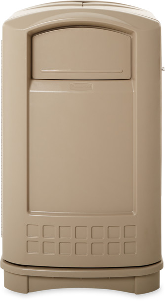 Rubbermaid Landmark Waste Container - FG396400BEIG - 189 Ltr - Beige