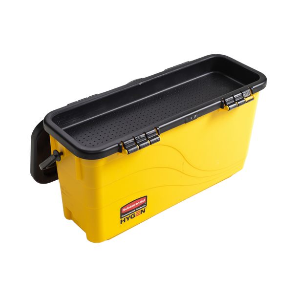 Rubbermaid Top Down Microfibre Charging Bucket with Sieve - Yellow