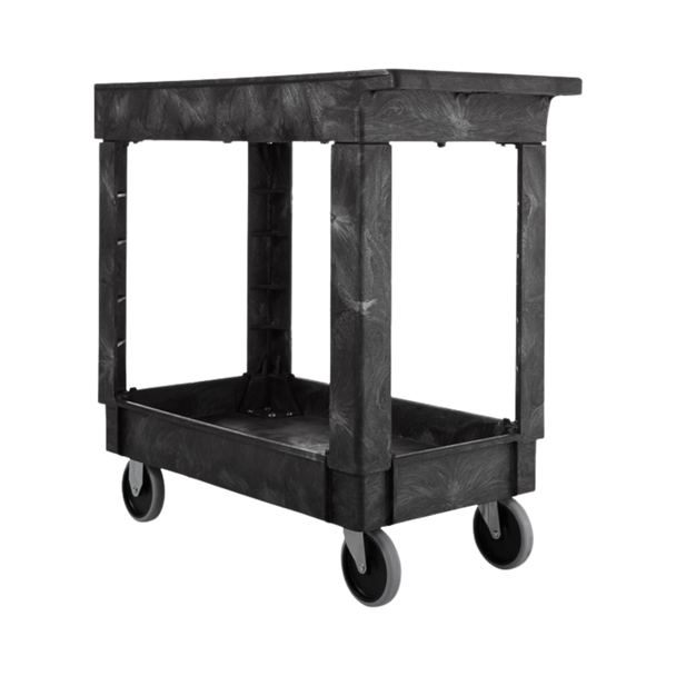 FG9T6600BLA - Rubbermaid Standard Utility Cart - Small - Black