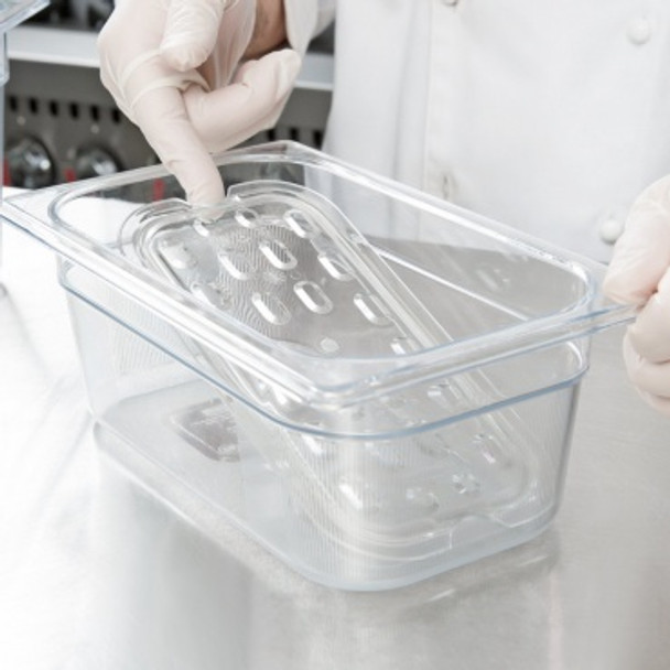 Rubbermaid Drain Tray - GN 1/4 - Clear Rubbermaid Drain Tray - GN 1/4 - Clear