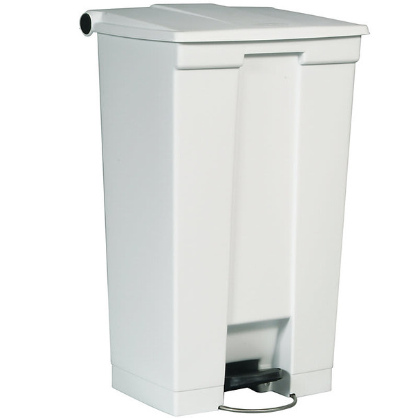 Rubbermaid Legacy Step-On Pedal Bin - 87 Ltr - White