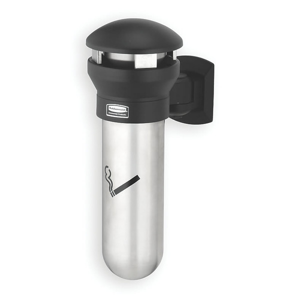 Rubbermaid Infinity Wall-Mounted Smokers' Bin - Stainless Steel