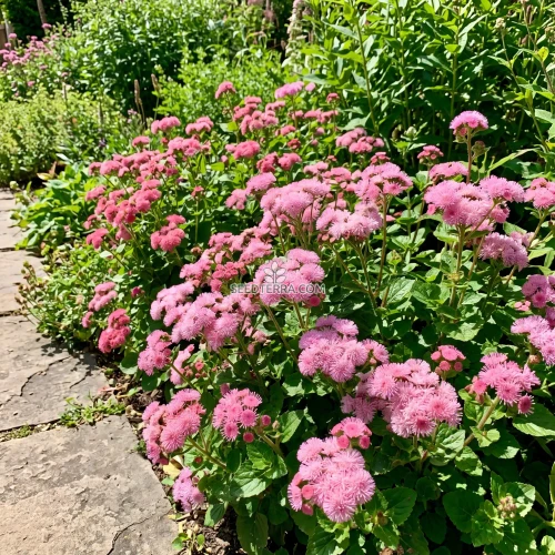 Ageratum Pink Seeds - Ageratum Mexicanum