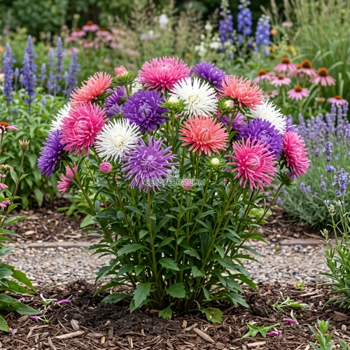 Aster Needle Unicum Mix Seeds - Callistephus Chinensis