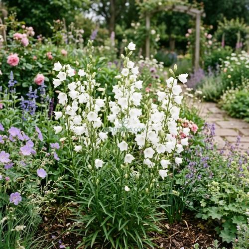 Bellflower Willow Peach-Leaved White Seeds - Campanula Persicifolia