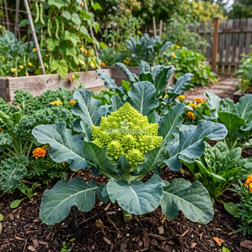 Broccoli Romanesco Non GMO Seeds -  Brassica Oleracea