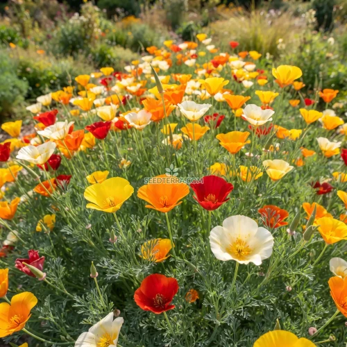 California Poppy Mixed Seeds - Eschscholzia Californica