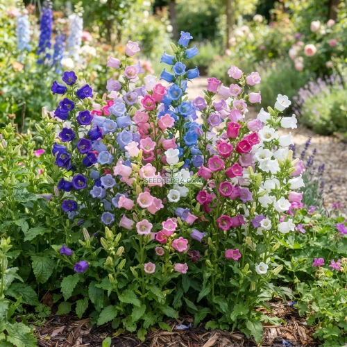 Canterbury Bells Cup and Saucer Mix Seeds - Campanula Medium