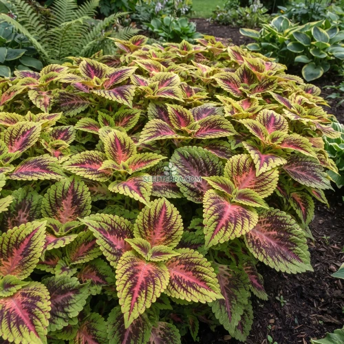 Coleus Kong Salmon Pink Seeds - Solenostemon Scutellarioides