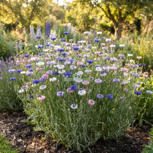 Cornflower Bachelor's Button Polka Dot Mix Tall Seeds - Centaurea Cyanus