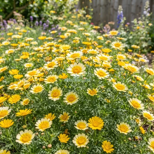 Daisy Garland Non GMO Seeds - Chrysanthemum Coronarium