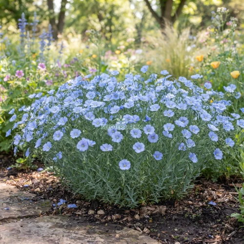 Flax Blue Annual Organic Seeds - Linum Usitatissimum