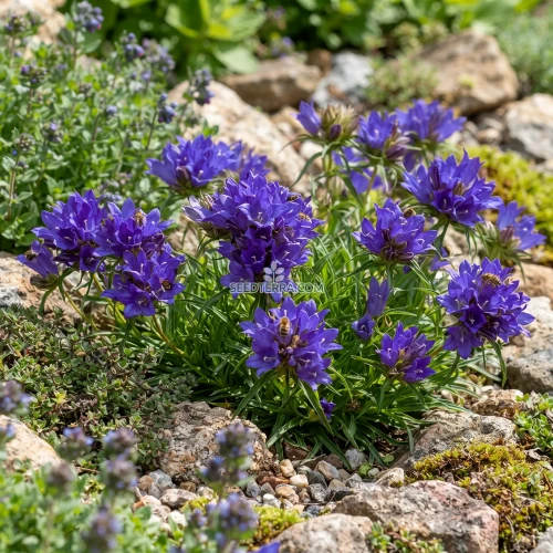 Grassy Bells Blue Seeds - Edraianthus Tenuifolius