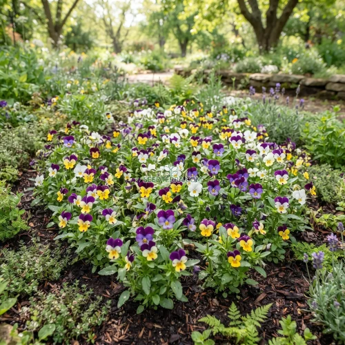 Johnny Jump Up Seeds - Viola Cornuta