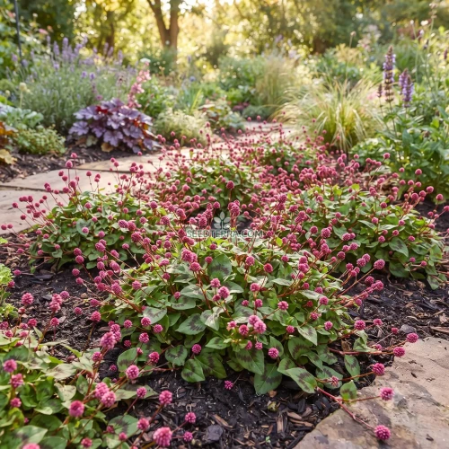 Knotweed Pink Punching Balls Non GMO Seeds - Polygonum Capitatum