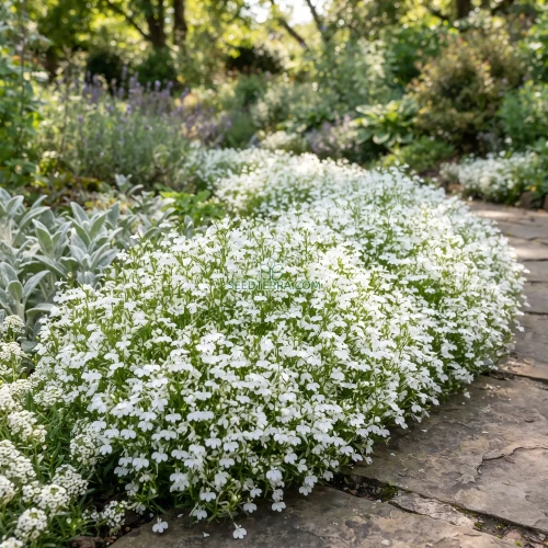 Lobelia White Lady Seeds - Lobelia Erinus