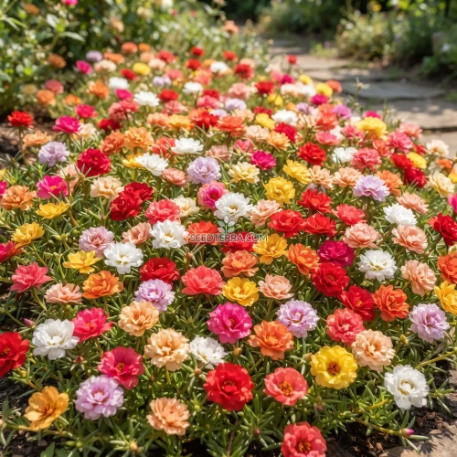 Moss Rose Mix Seeds - Portulaca Grandiflora