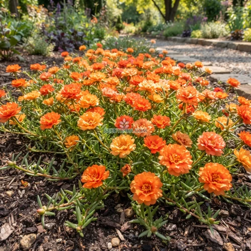Moss Rose Orange Seeds - Portulaca Grandiflora