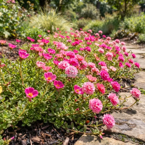 Moss Rose Pink Seeds - Portulaca Grandiflora