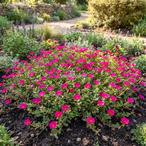Purslane Toucan Fuchsia Non GMO Seeds - Portulaca Oleracea