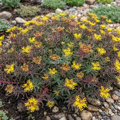 Sedum Striatus Stonecrop Seeds - Phedimus Middendorfianus Striatum