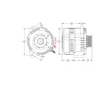 S Series 240A racing alt - replaces L mount CS130 - Machined