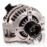 240 amp alternator for T mount 2.4L Honda - 1 wire turn on