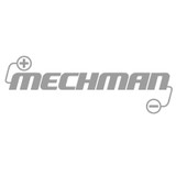 10" x 3.5" Mechman Die Cut Vinyl Decal | 10 inch MechMan logo decal in category Accessories