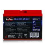 Shake Awake 30 Case 6Ah Smart Motorcycle battery with 3.5A Battery Maintainer