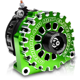 Mechman 400 Amp Green Billet RVC Bypass Alternator 2014+ GM Truck 4.3L 4.8L 5.3L 5.7L 6L 6.2L | B14019400GN in category 2014 - 2020