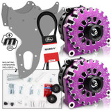 Mechman 800 Amp Purple Dual Alternator Kit for 2005 - 2013 GM Trucks