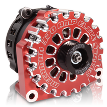 Mechman 370 Amp Red Billet RVC Bypass Alternator 2005-2013 GM Truck 4.3L 4.8L 5.3L 5.7L 6L | B8302370RD in category 2005 - 2009